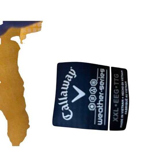 Callaway Mens Yellow Weather Series 1/4 Zip Pullover Sweater Size 2XL - Picture 5 of 14